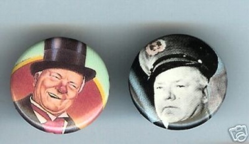 2 W. C. Fields pin pinback button