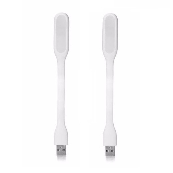2x USB-Powered LED Lamp Laptop Computer Desktop Light Bright White Flexible Bend
