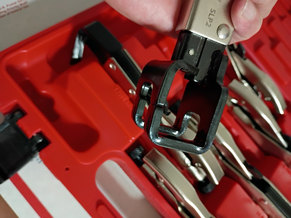 New! VIM Adjustable Side Lock Set Welding Pliers w/ Push Button Release 6 Pc