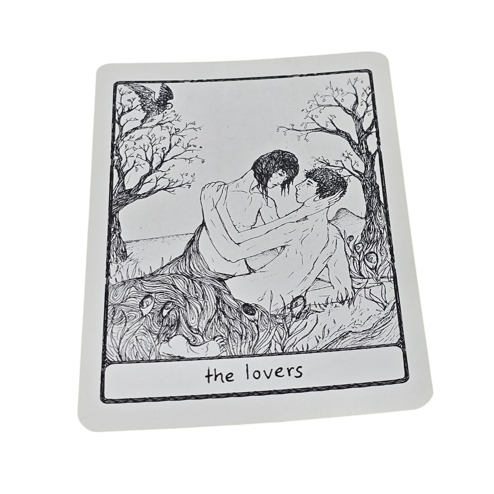 The Efflorescent Tarot Deck Black & White 78 Cards OOP - READ BELOW!
