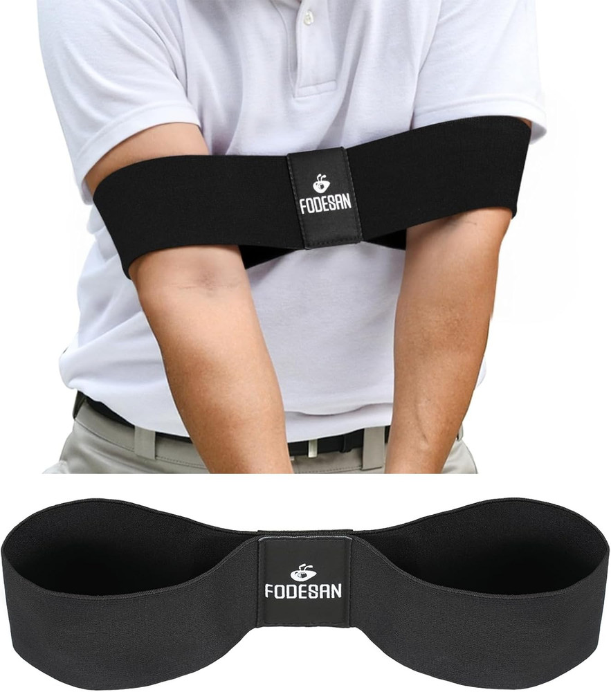 Golf Arm Connection Training Aid for Improved Swing Tempo and Consistency