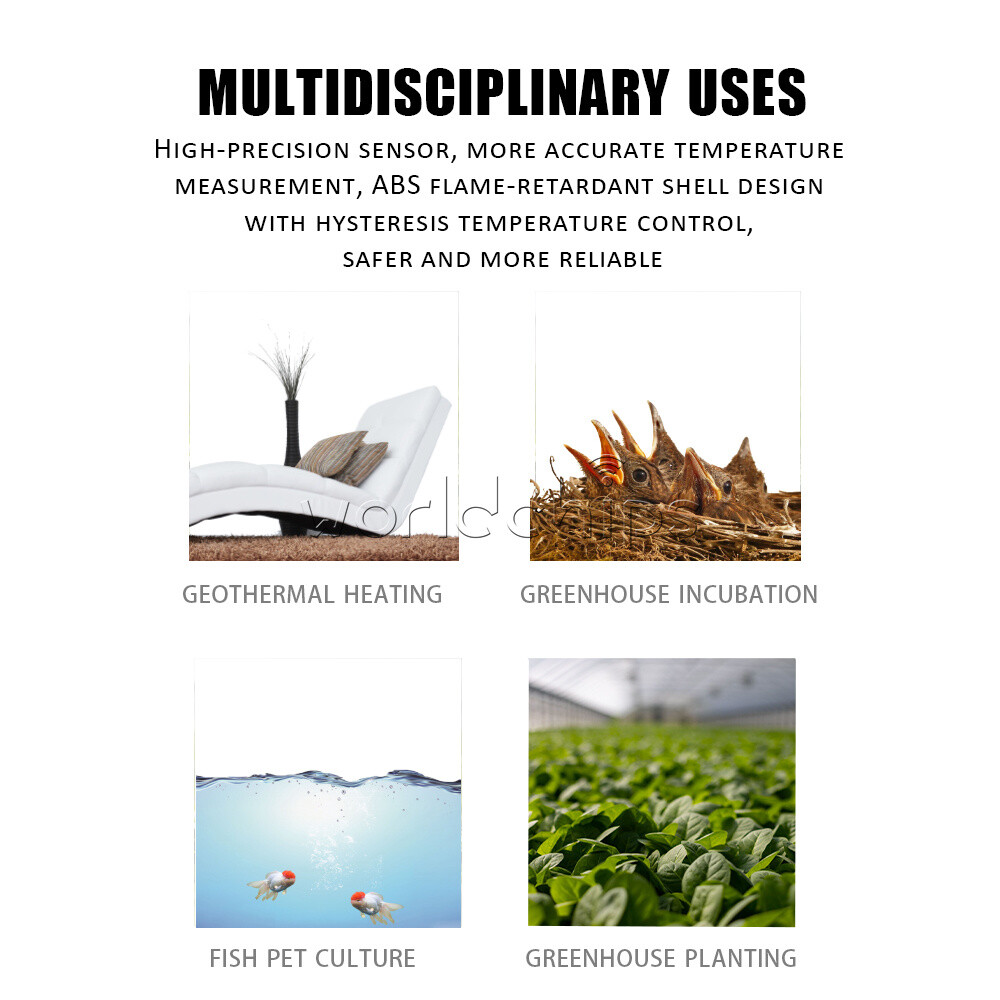 DTC1200 AC 110V-230V Digital Intelligent Temperature Controller + NTC Sensor