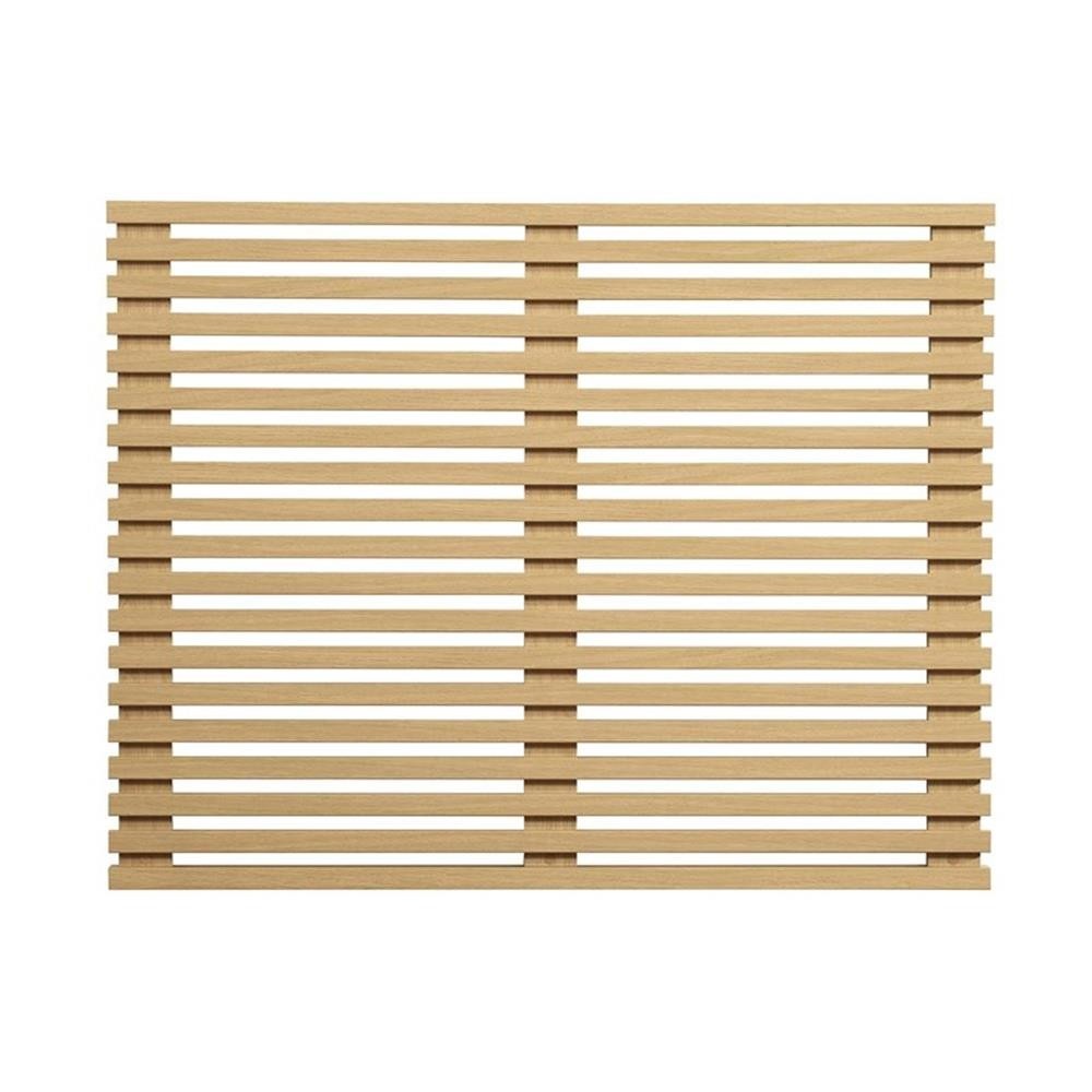 Modway Render Wall Mount Wood Twin Headboard with Mounting Hardware in Oak