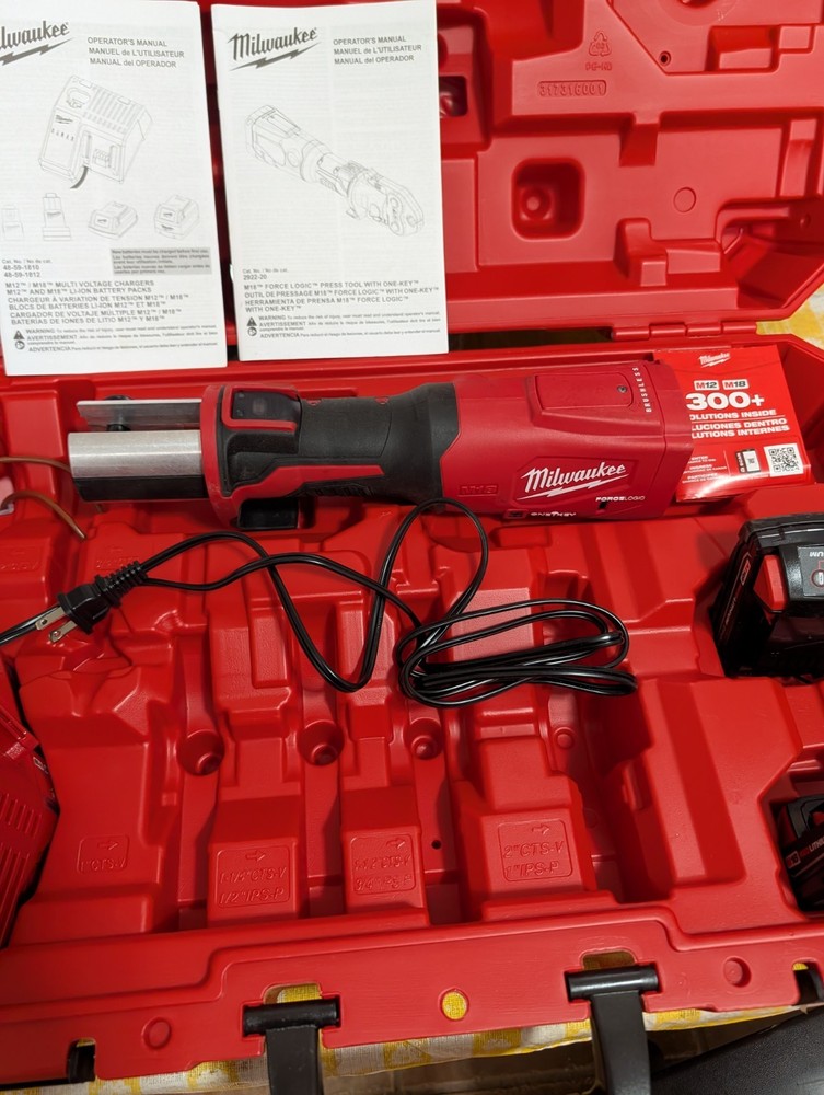 milwaukee 2922-20 m18 force logic press tool