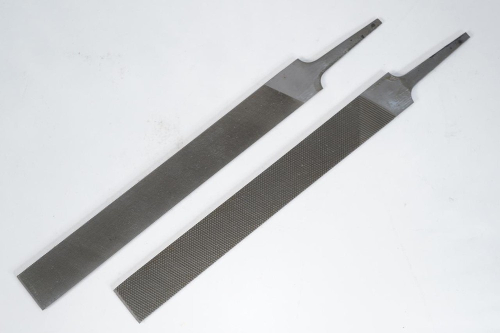2 New Eclipse Made in EUROPE 8" Dualcut ( medium and course cut) Files