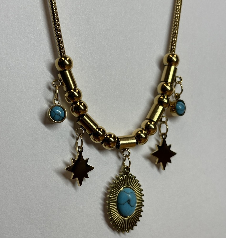 Gold DIY Egypt Eye Necklace