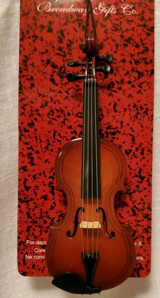 VIOLIN WOODEN ORNAMENT