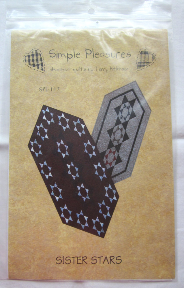 Simple Pleasures SPL-117 Sister Stars ~Patterns for Table Runner