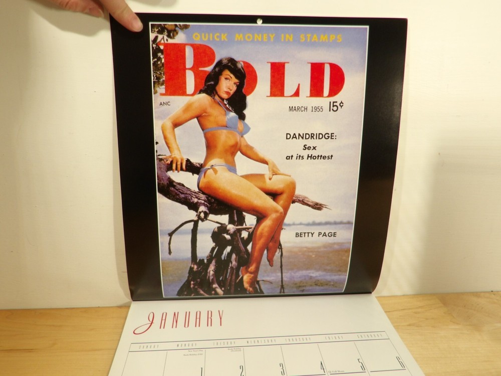 BETTIE PAGE CALENDAR 1996