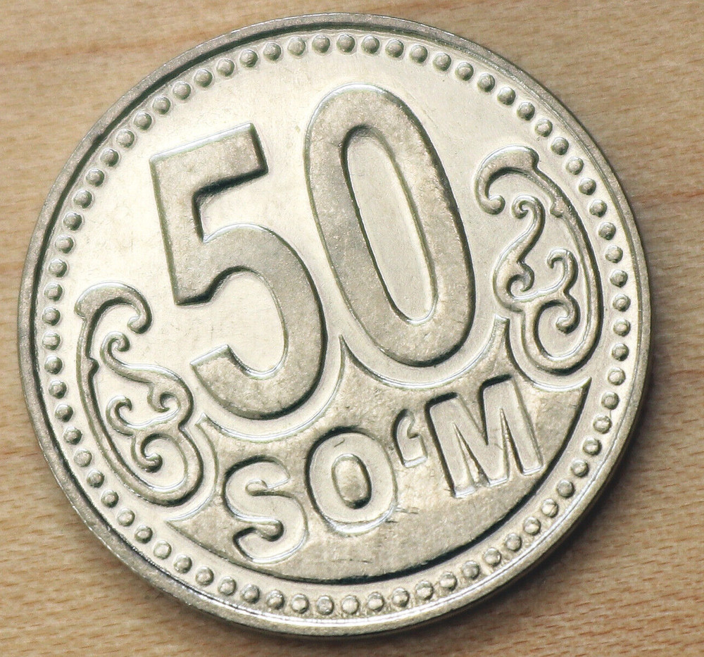 2018 Uzbekistan 50 Som Unc.