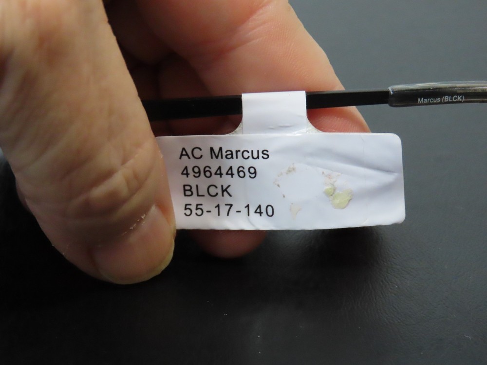 American Classics AC Marcus Black Eyeglass Frame 55-17-140