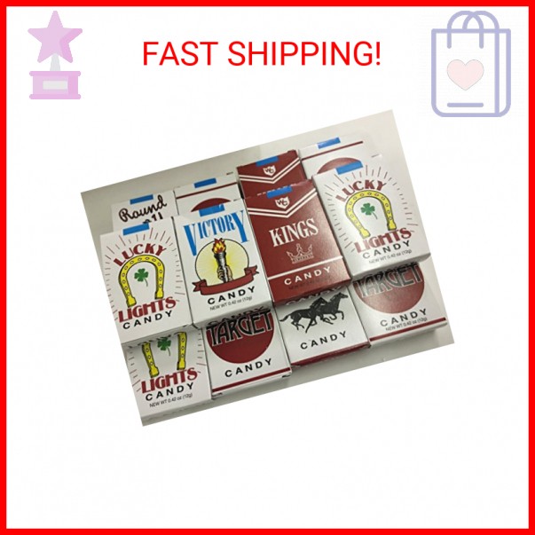 12 PACKS CANDY CIGARETTES
