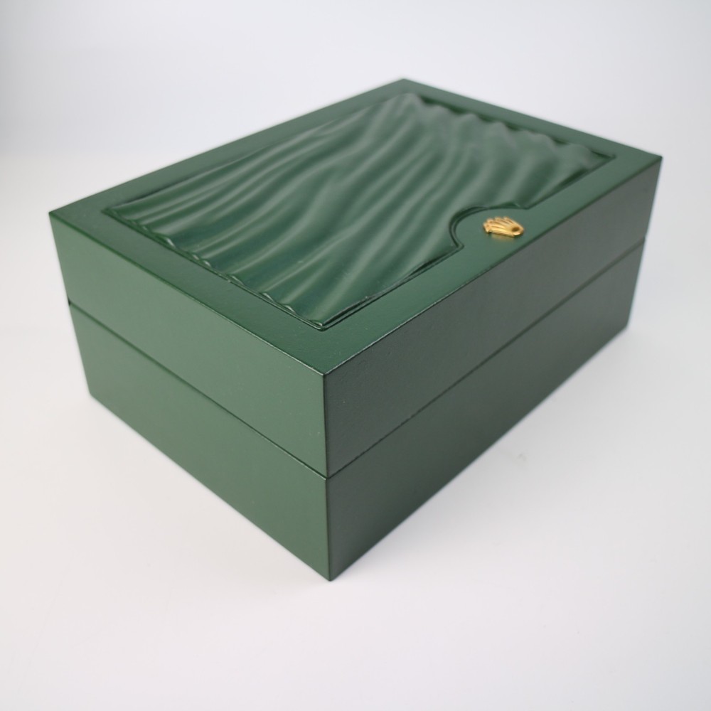 Rolex Watch Box Case 【Rank B】 Wave Medium Moss green Genuine