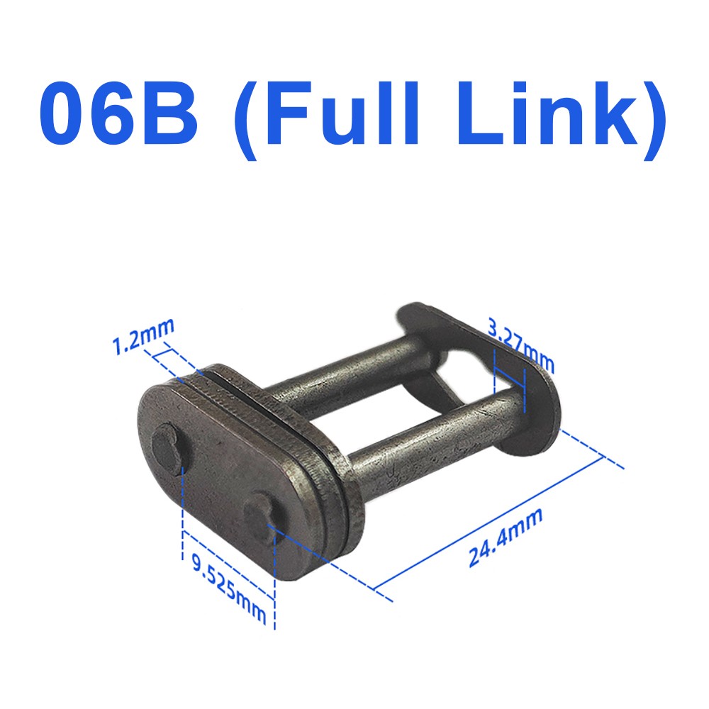 Double Roller Duplex Chain Offset Connecting Link Full/Half Link 06B 08B 10A-32A