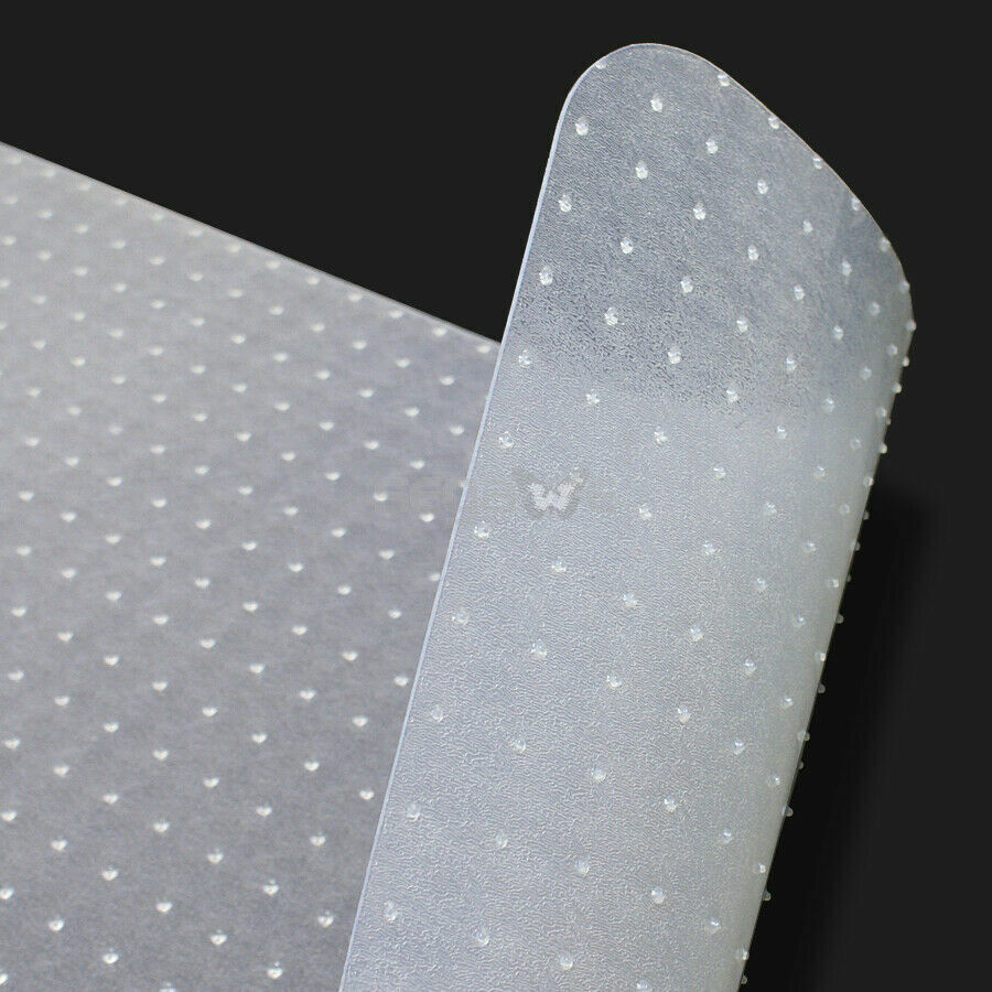 6Pcs 48'' x 36" PVC Chair Floor Mat for Carpets up to 3mm Thick, Rectangular
