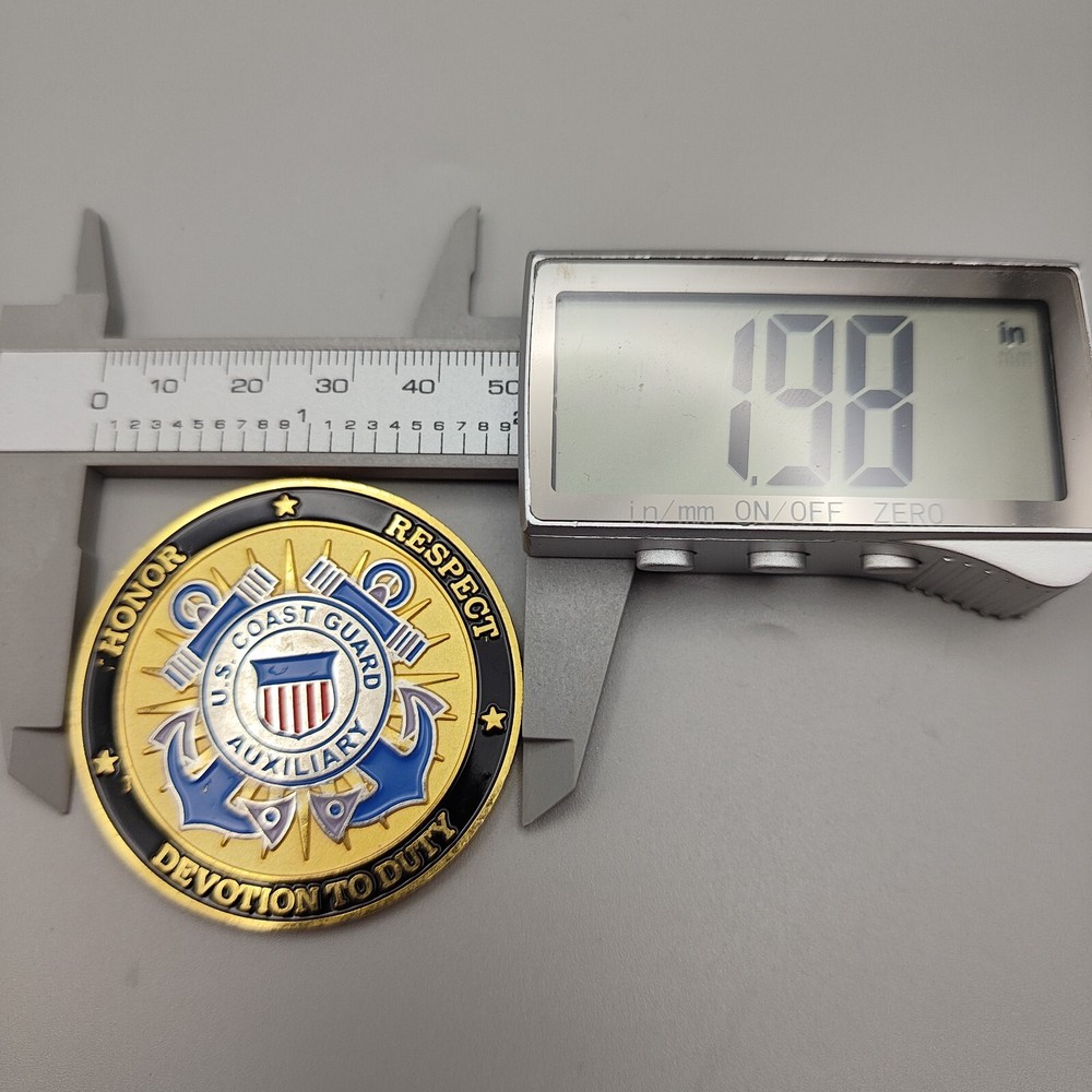 US Coast Guard Auxiliary Challenge Coin