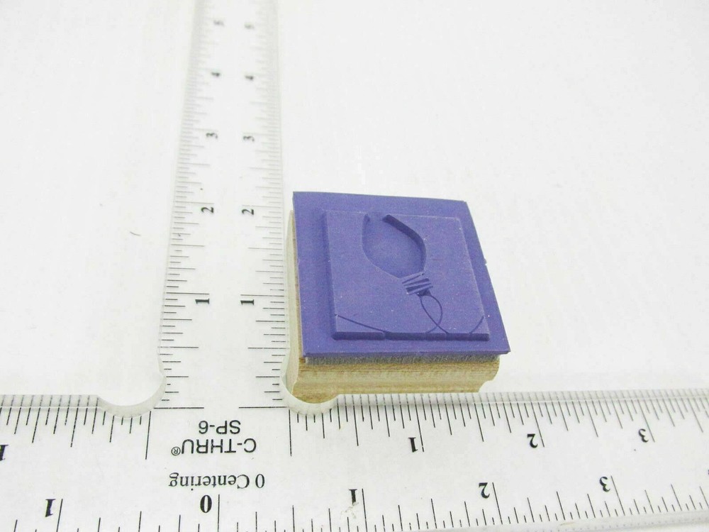Holiday Light On A String Rubber Stamp - Stamp Set E58