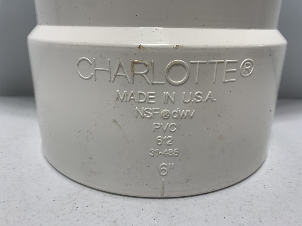 Charlotte 612 PVC Reducing Tee Double WYE