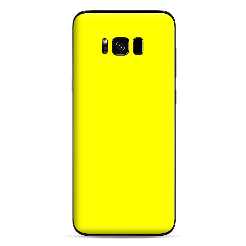Skins Decals for Samsung Galaxy S8 - Bright Yellow