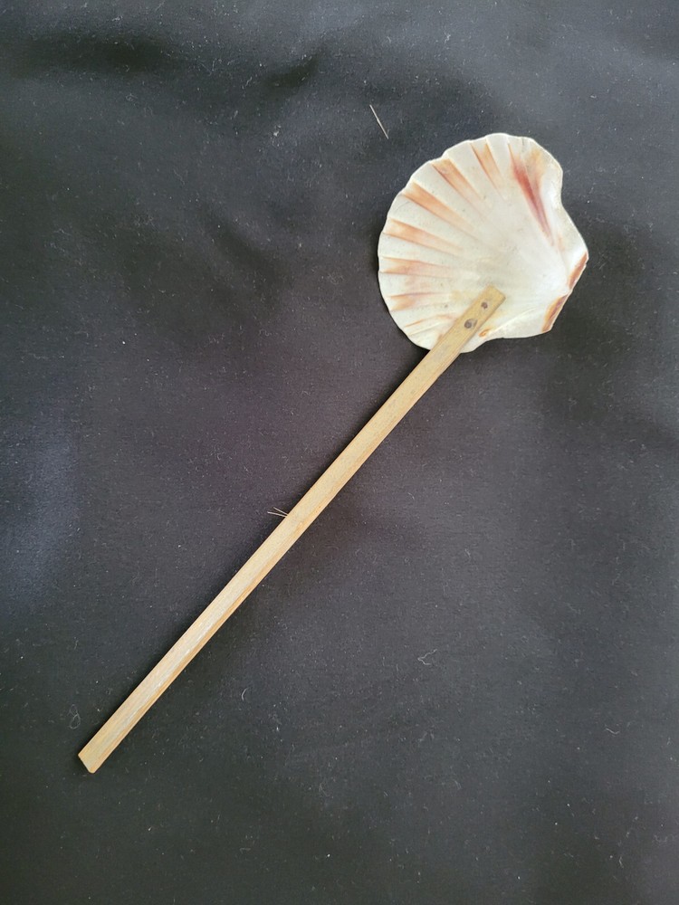 WW2 Era Japanese Shellfish Sea Shell rice scoop