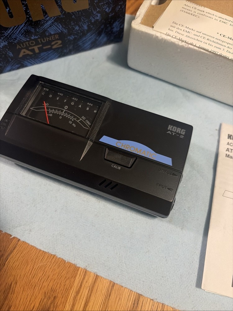 KORG AT-2 Auto Chromatic Tuner with Original Packaging