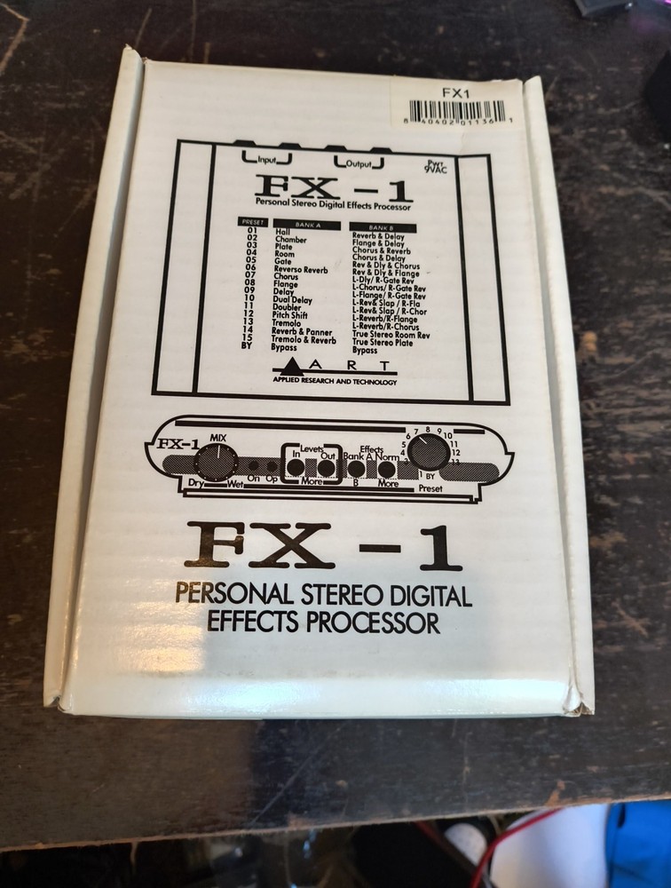Applied Research Technology ART FX-1 Personal Stereo Digital Effects Processor.