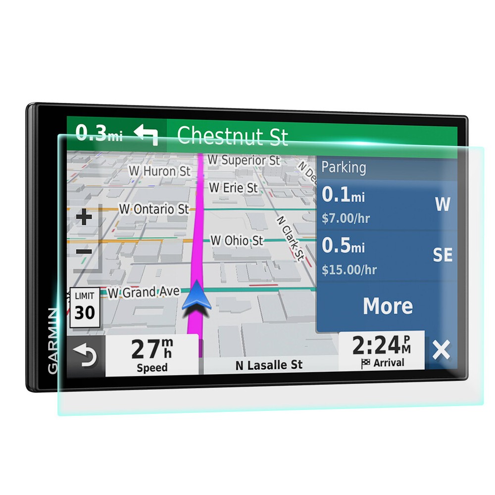 Crystal Clear Screen Protector for Garmin DriveSmart 65 GPS