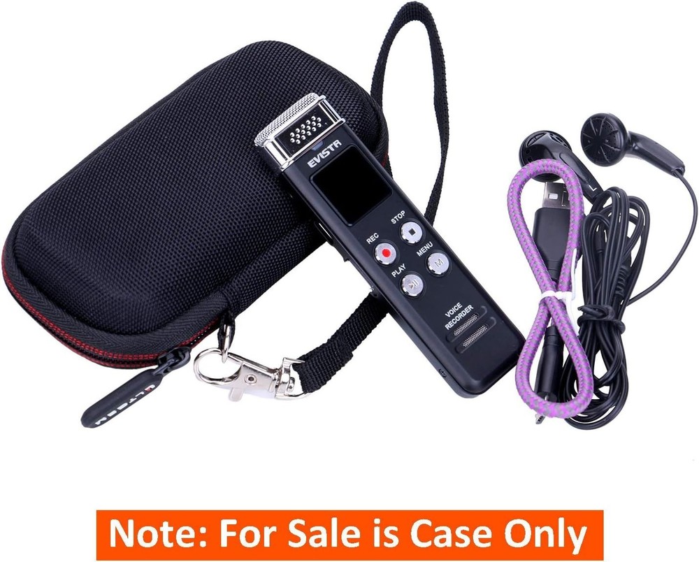 Durable Shockproof Case for Digital Voice Recorders - Water-Resistant Design