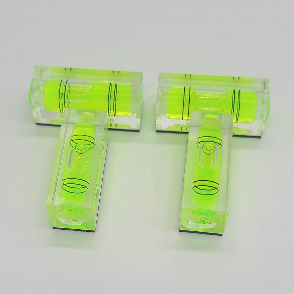 Magnetic Mini Small Bubble Level Tool Scope Square Pocket Long Small, Green