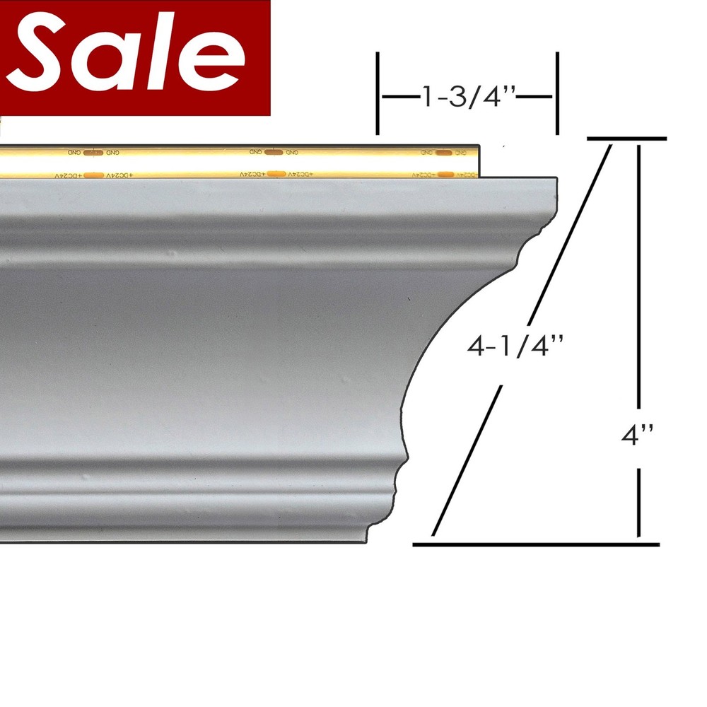 LED Indirect lighting Crown Molding, Music sync, Alexa, Google, & remote control