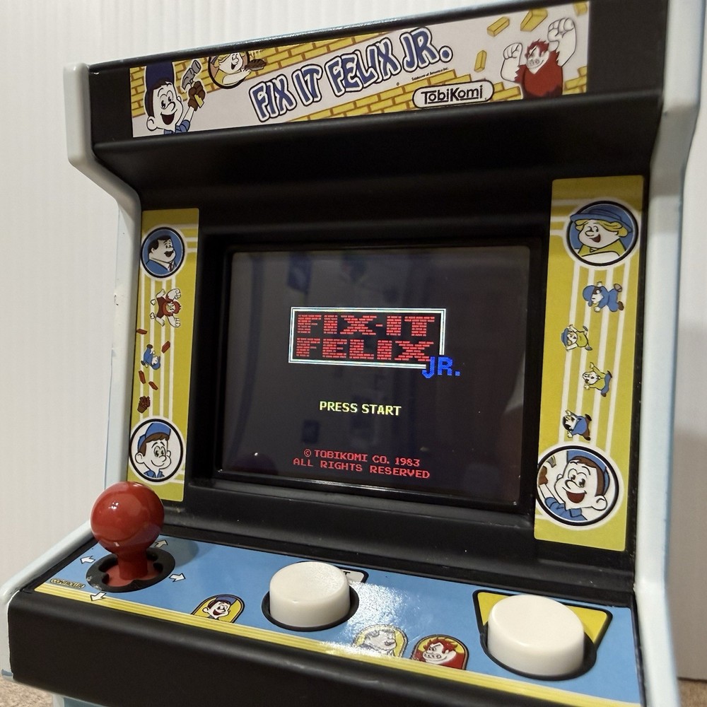 Disney Fix It Felix Jr. Mini Arcade Game Basic Fun Tested!