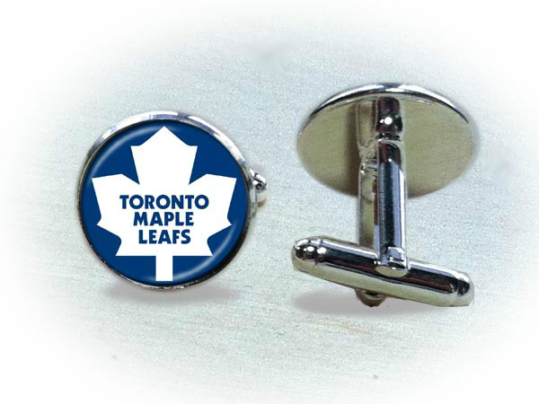 Toronto Maple Leafs Cufflinks or Tie Clip - Pick One