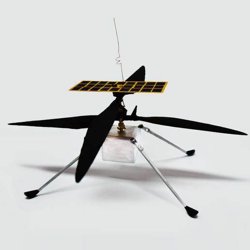 3d printed NASA Perseverance Mars Ingenuity (helicopter) 1:2