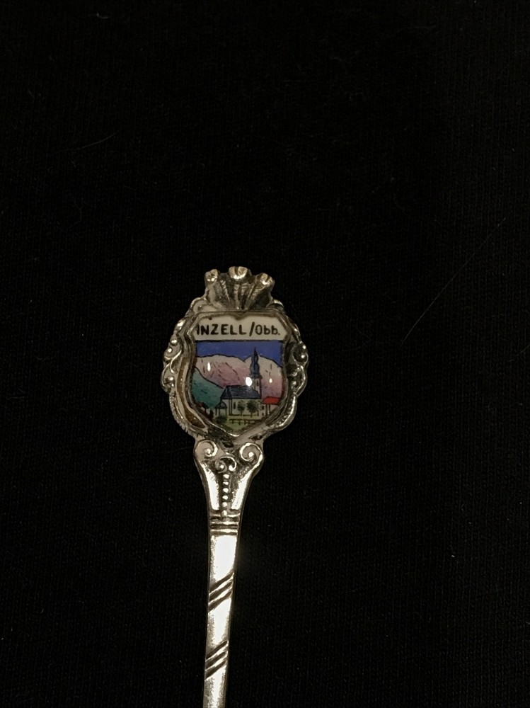 800 Silver Souvenir Spoon “Inzell/obb”
