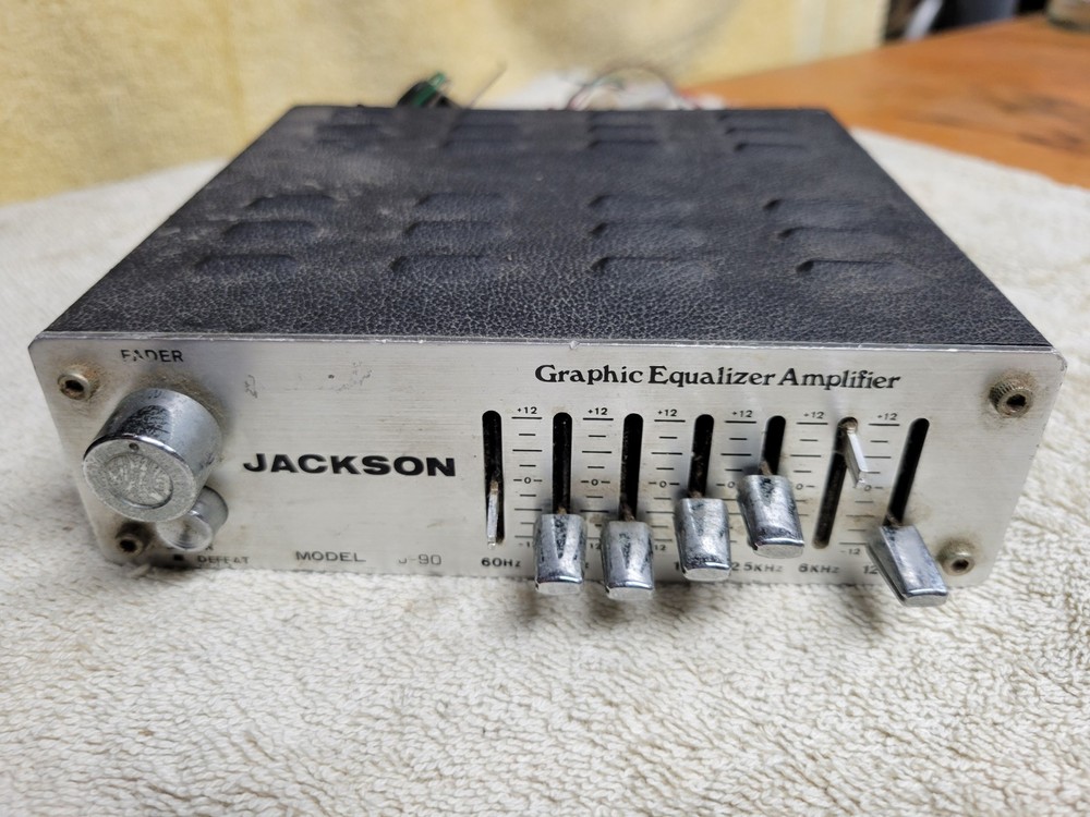 Vintage Jackson Graphic Equalizer Amplifier Untested