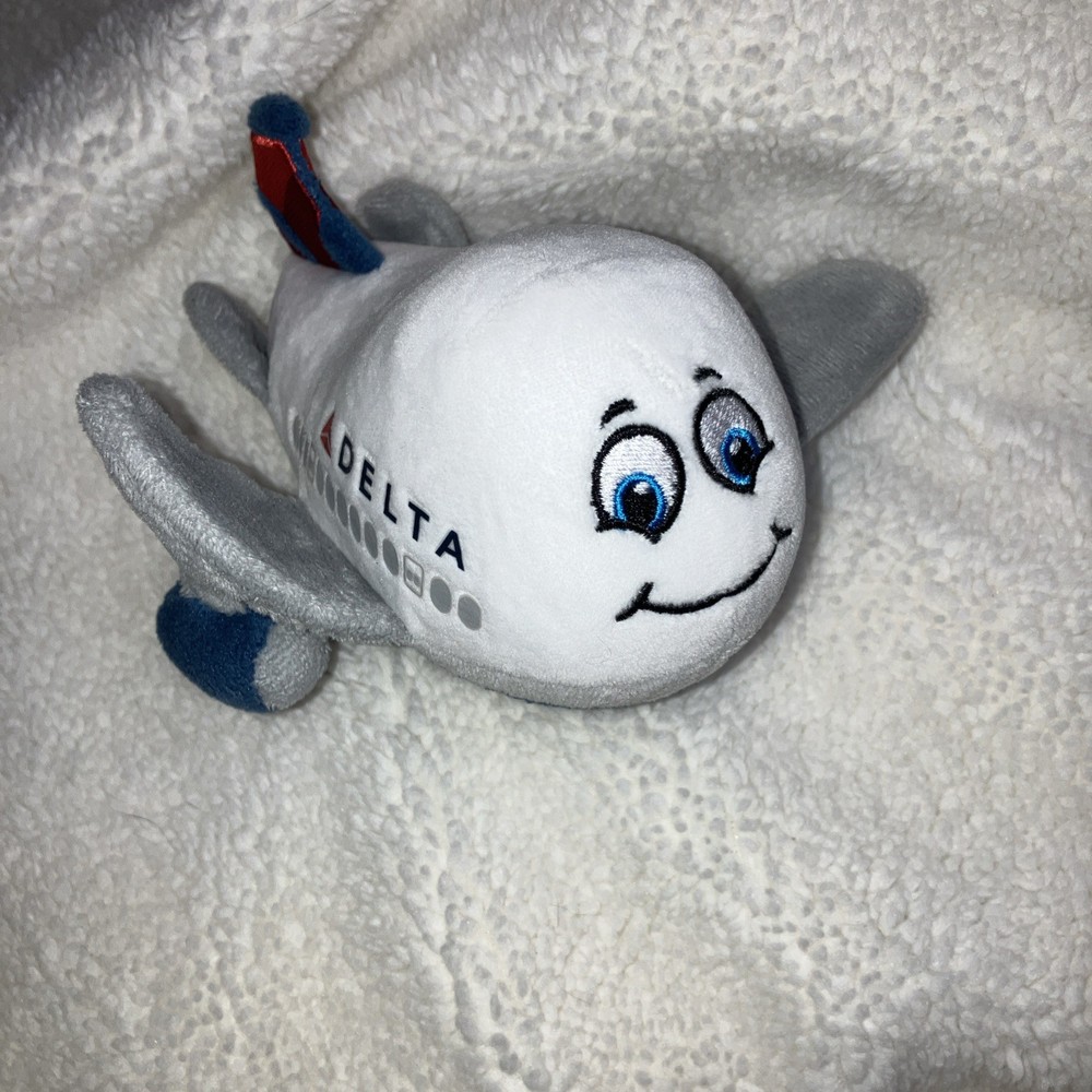 Delta Airlines Mini Plush Airplane 5"