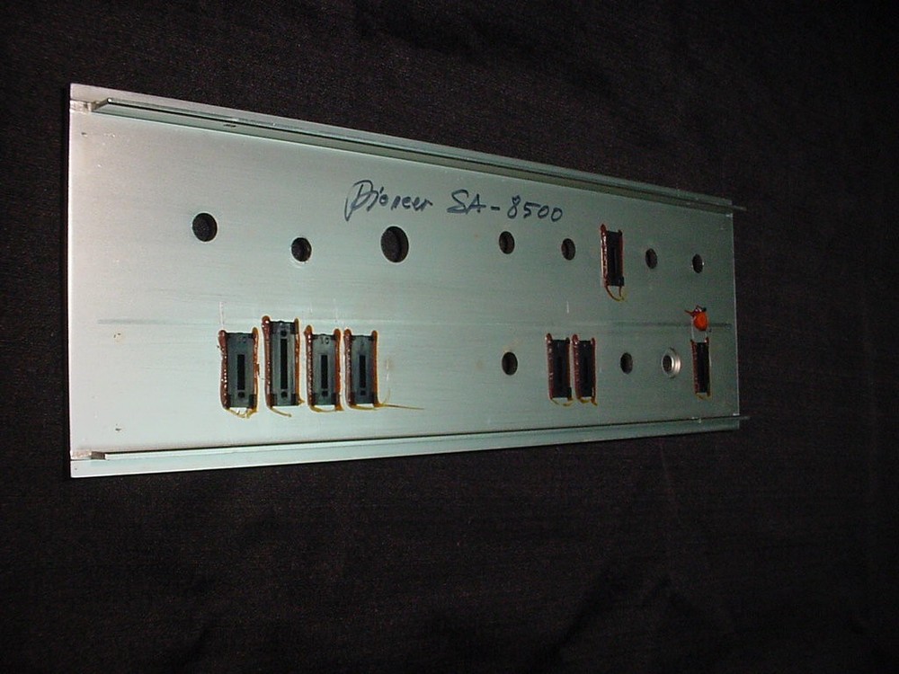 PIONEER SA-8500 STEREO AMPLIFIER FACEPLATE FRONT PANEL ***