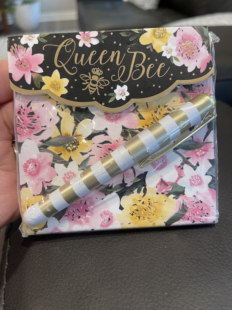 Lady Jayne 75 sheets Queen Bee Notepad and Pen