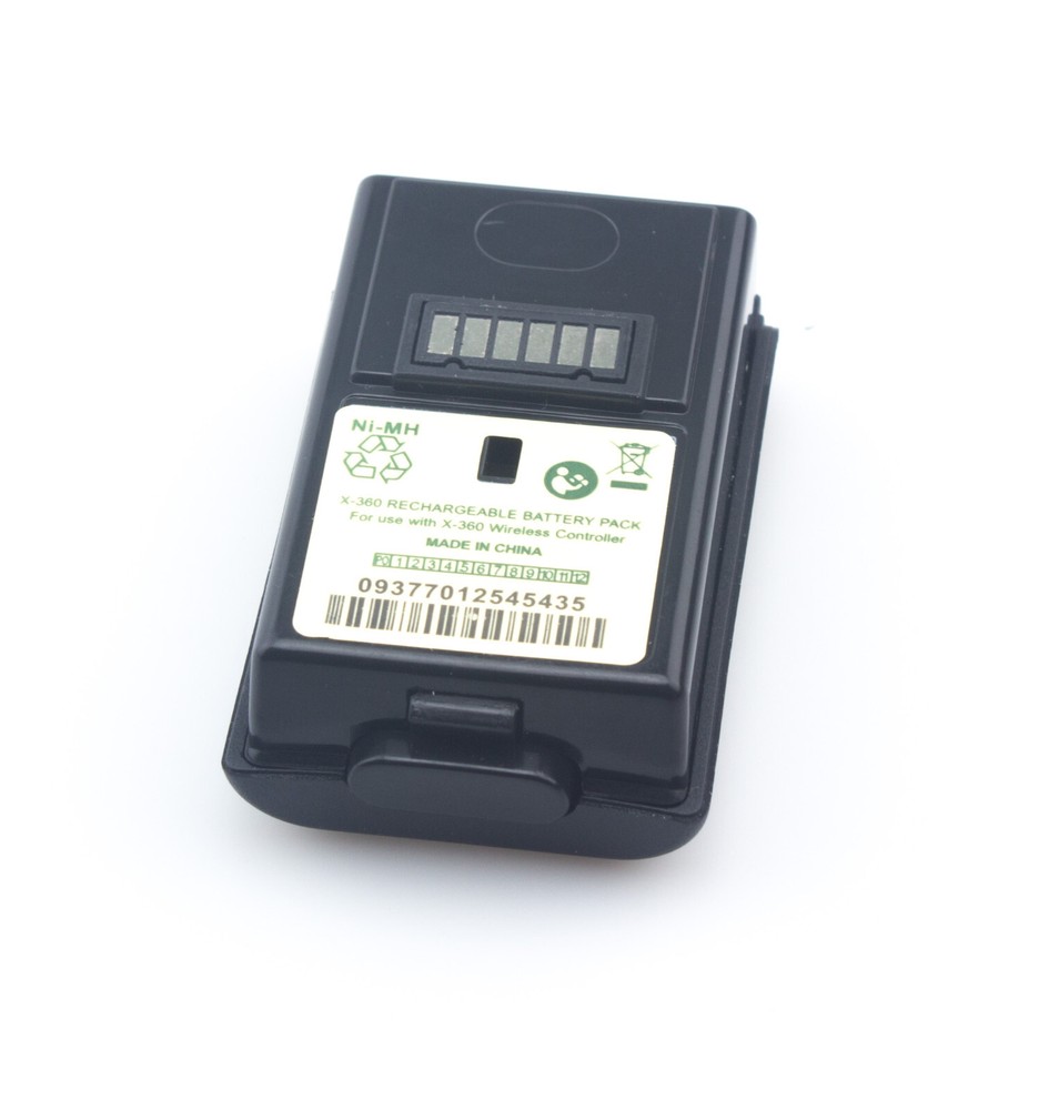 2Pack 3600mAh Battery for Xbox 360 Wireless Controller Ni-MH Replacement Battery