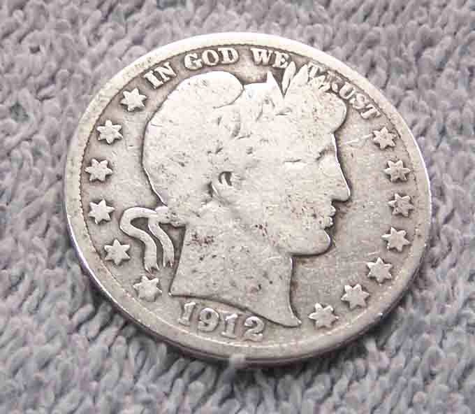 1912-S Barber Half Dollar #9
