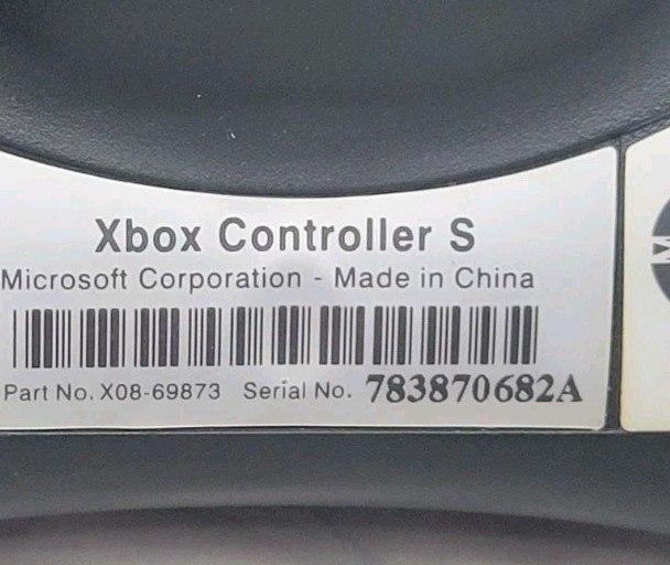 Authentic OEM Microsoft Xbox Controller S EUC w/ Breakaway Cable