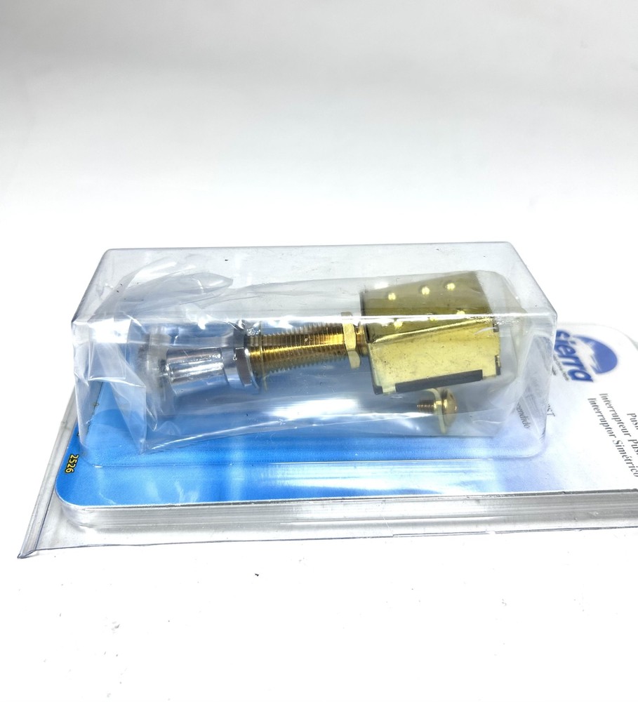 -NEW- Sierra MP39520, Off-On SPST Push Pull Switch 12V