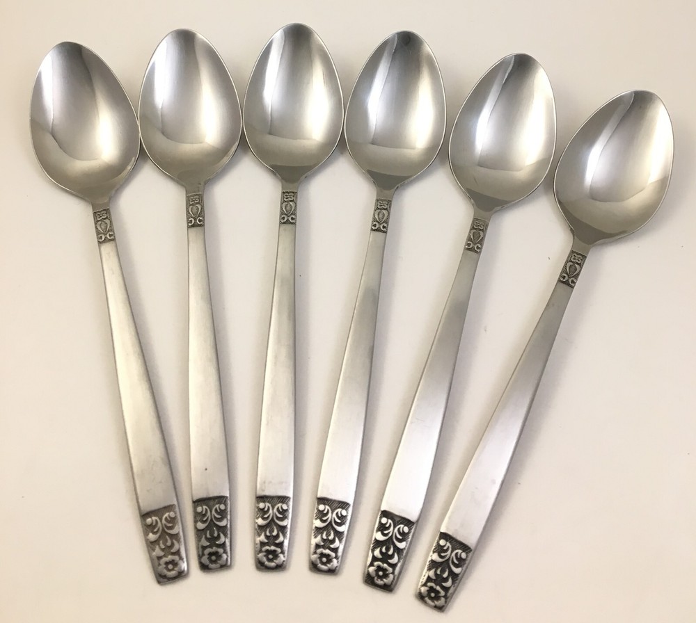 Stanley Roberts Rogers DANESMORE 6 Teaspoons Stainless Flatware