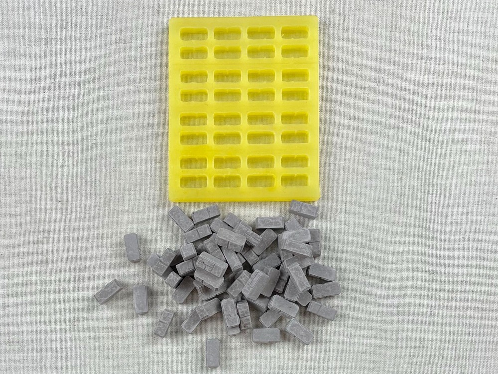 Silicone Mold Mini Bricks Miniature accessories School project Concrete blocks