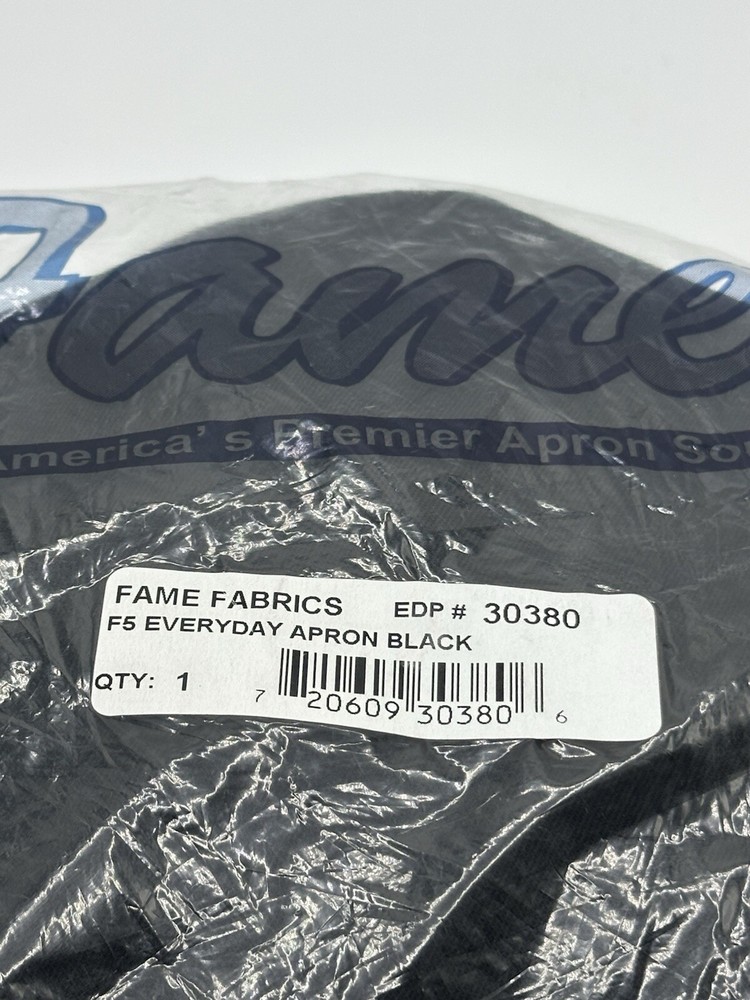 Fame Fabrics F5 EVERYDAY APRON BLACK