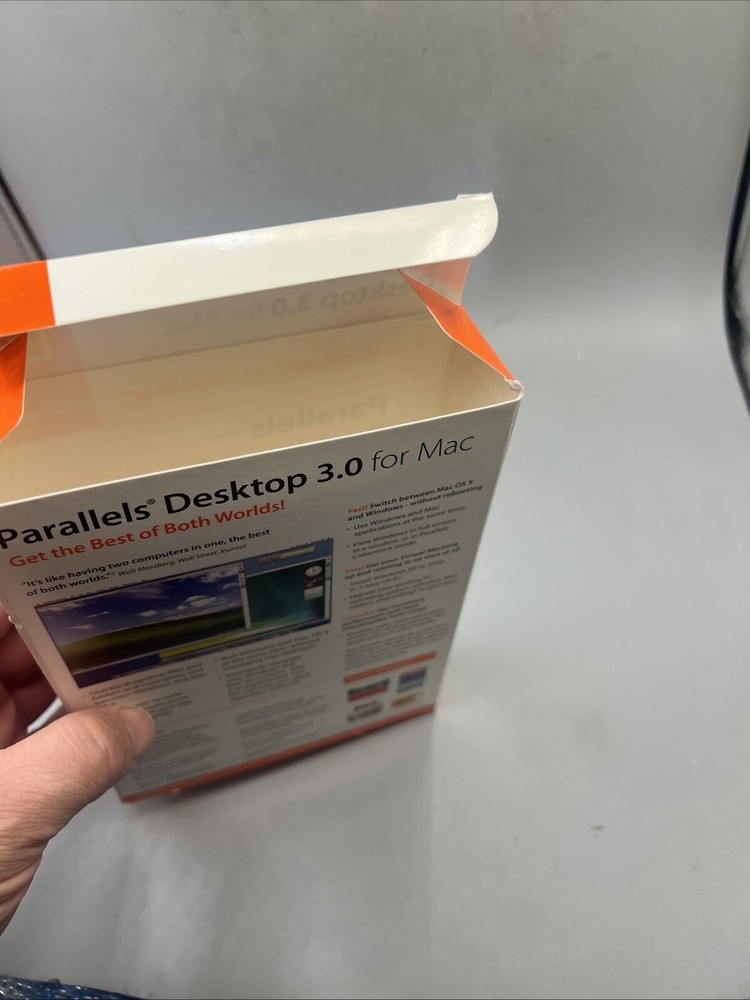 Parallels Desktop 3.0 For Mac Run Windows on Your Mac!!! IN RETAIL BOX