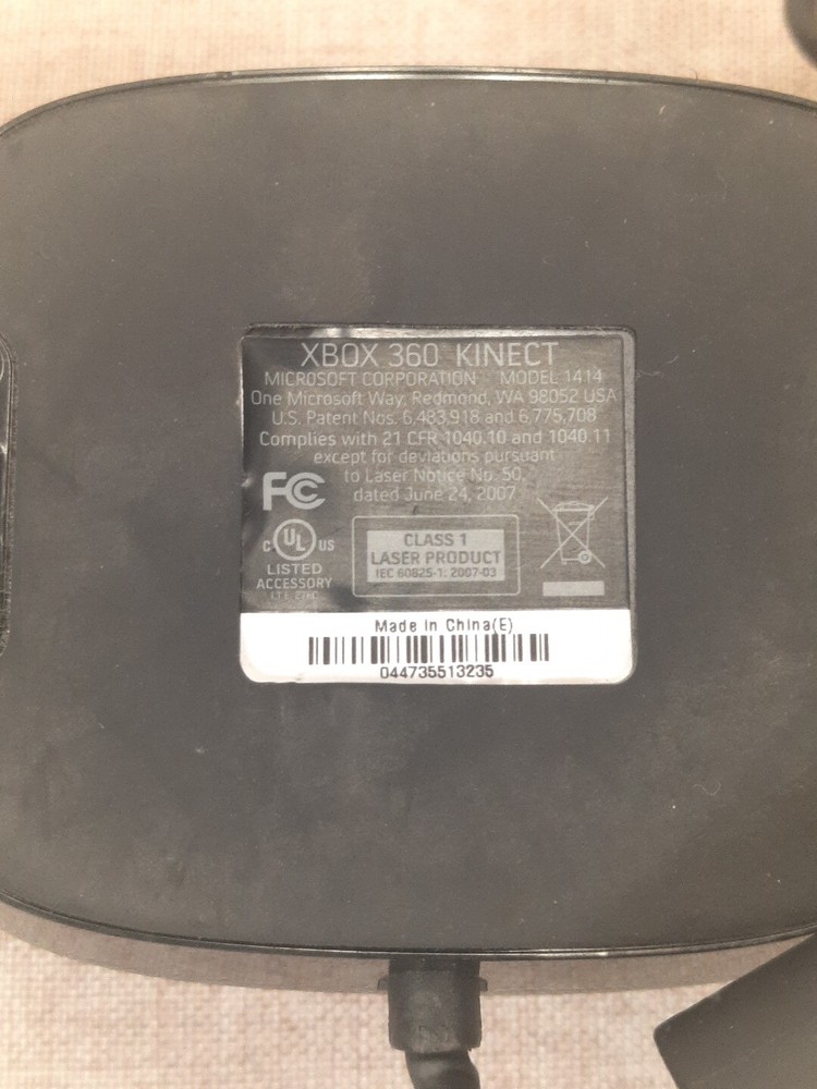 Microsoft 1414 Xbox 360 Kinect Sensor Bar Only - Black