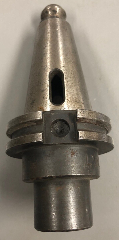 Lyndex CAT40 MT 2 Morse Taper Milling Machine Tool Holder, Thru Coolant Stud