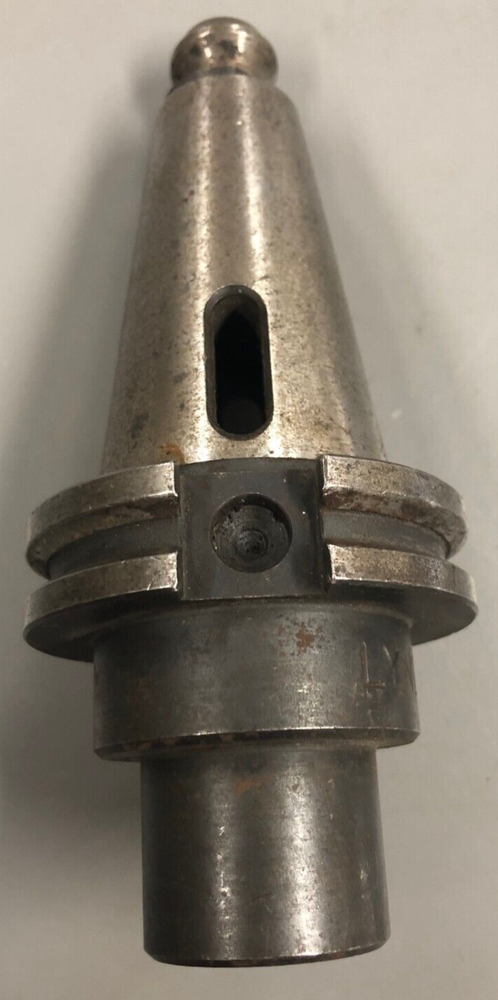 Lyndex CAT40 MT 2 Morse Taper Milling Machine Tool Holder, Thru Coolant Stud