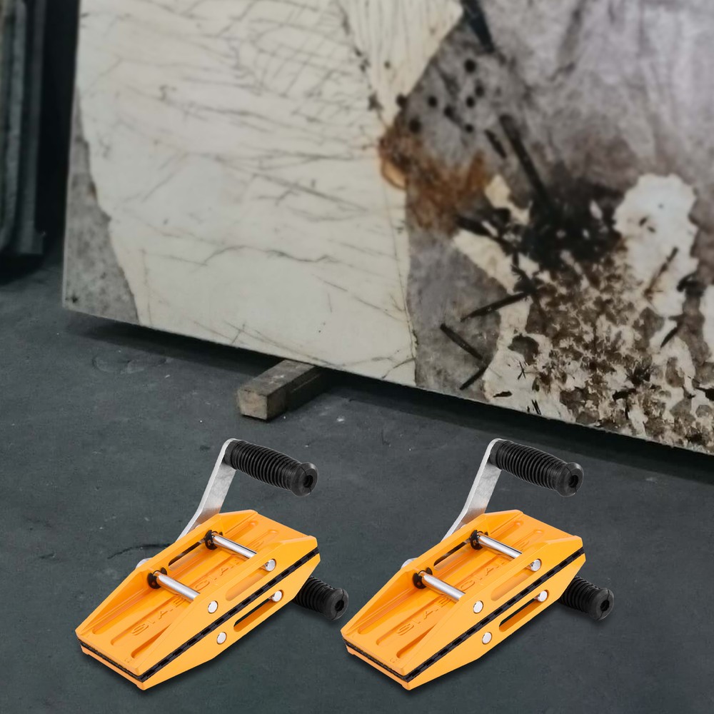 2Pcs Double Hand & Granite Carrying Clamps